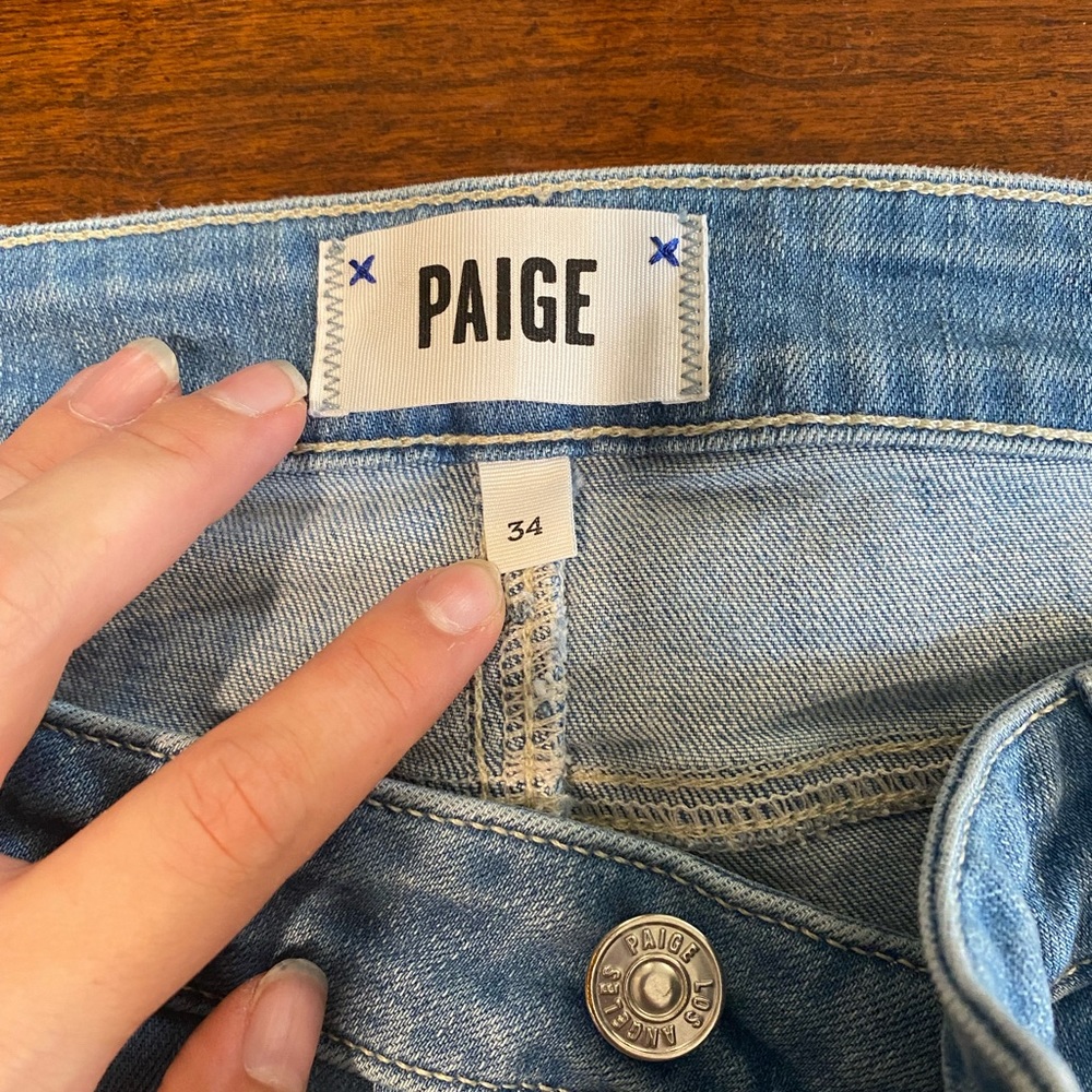 Paige Hoxton Skinny Crop Jeans (size 34)